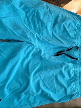 Reef Men's Bright Turquoise Swim Shorts with Logo Tag